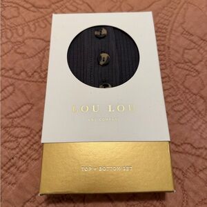 Lou Lou & Company Black Buttoned Set